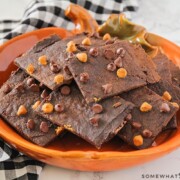 Pumpkin Spice Brownie Brittle