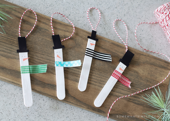 Popsicle Stick Snowman: Lolly Stick Craft