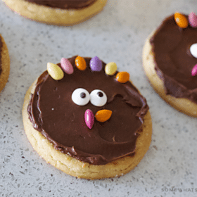 simple turkey sugar cookies diy how to tutorial recipe thanksgiving treat