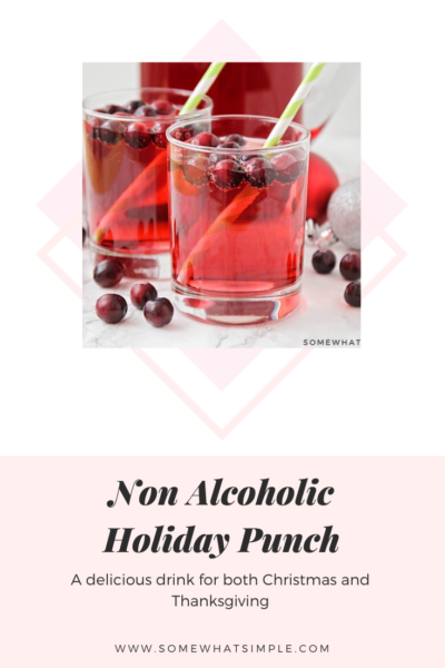 Non-Alcoholic Holiday Punch (Only 2 Ingredients) - Somewhat Simple