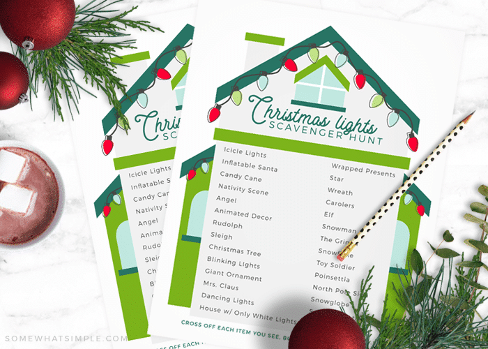 christmas lights scavenger hunt free printable main