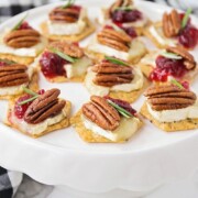 Cranberry Brie Appetizer Bites