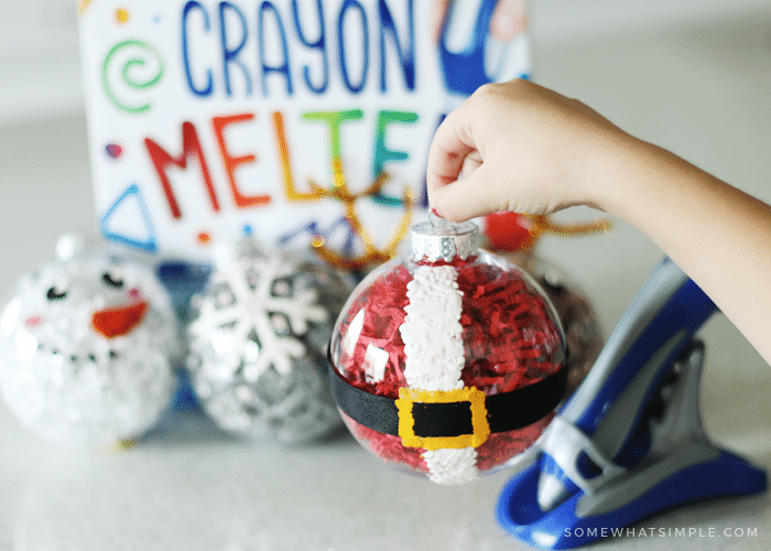 melted crayon ornaments