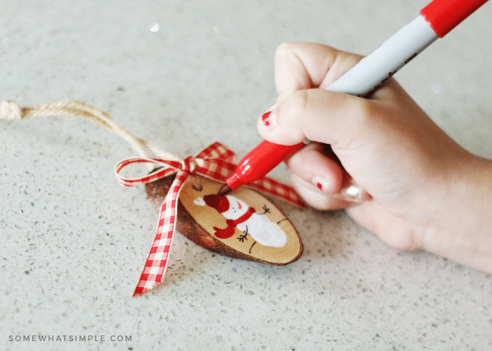 DIY Snowman Ornament