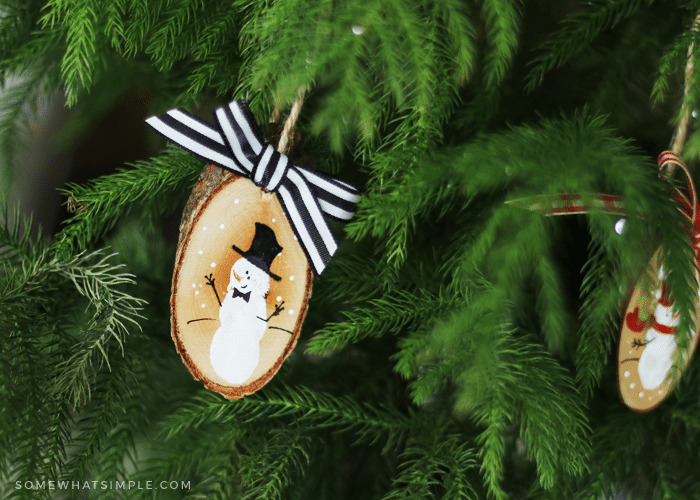 DIY Snowman Ornament