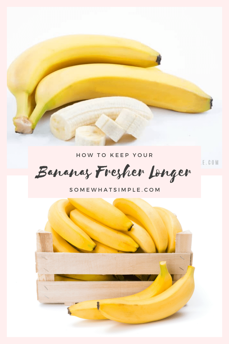 Make the most of your bananas' shelf life with one simple tip on how to keep bananas fresh and store them properly. via @somewhatsimple