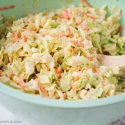 Easy Homemade Coleslaw