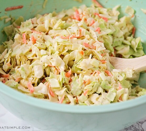 Easy Homemade Coleslaw