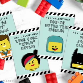 Lego Valentine Cards