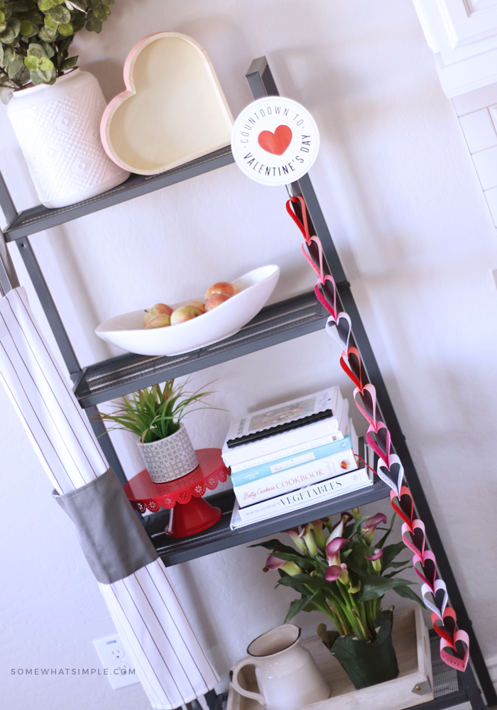 Valentine's Day Countdown Chain Printable Somewhat Simple