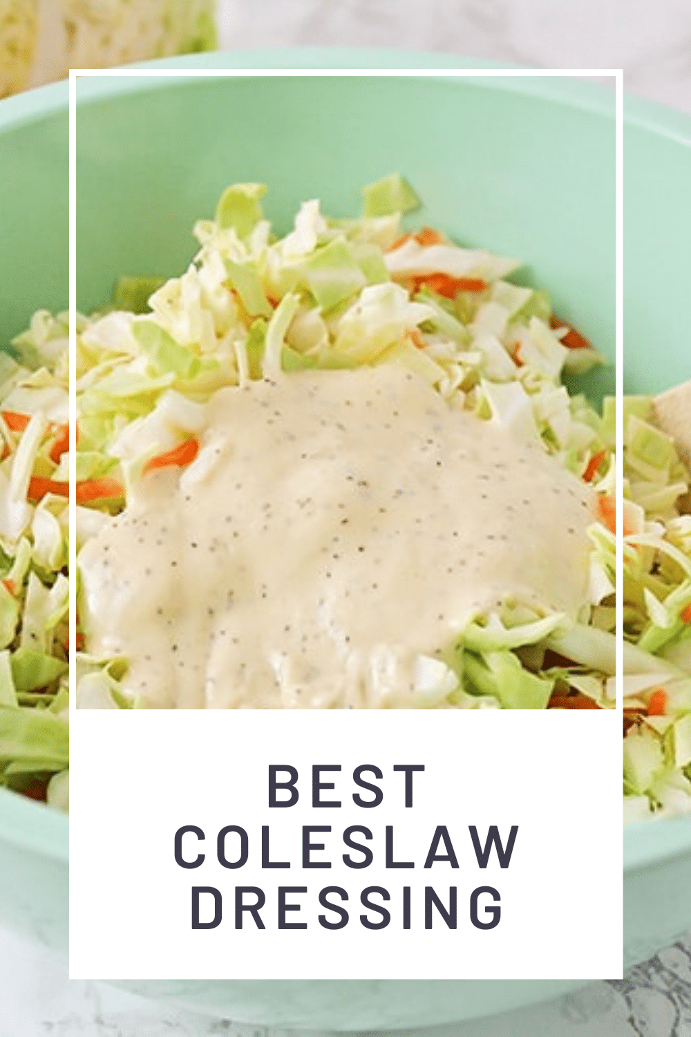 This flavorful coleslaw dressing will take your homemade coleslaw to the next level! Made with just a few easy ingredients, it's easy to put together and it tastes AMAZING! The best part is that this recipe only takes 3 minutes to make and will taste better than anything you've ever tried. via @somewhatsimple