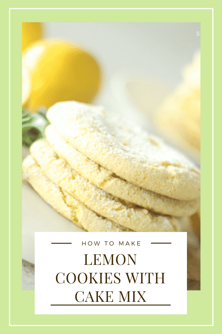 Lemon cake mix cookies are soft and chewy and only take 3 ingredients to make!  Not only do they taste amazing but they are simple to make. #cakemixcookies #lemoncakemixcookies #lemoncakemixcookieswithcoolwhip #duncanhineslemoncakemixcookies #3ingredientlemoncakemixcookies via @somewhatsimple