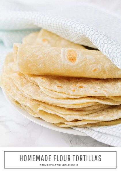 Homemade Flour Tortillas (Freezing Tips) | Somewhat Simple