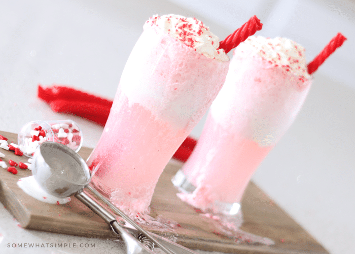 Cupid Float Valentine’s Day Drink