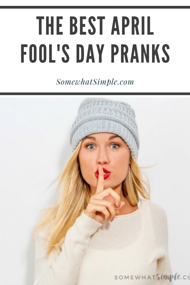 They say one sign of a good relationship is how much you laugh with each other. Let's put that to the test some of the best April Fools jokes to play on your spouse or boyfriend!  These April Fools pranks are easy to set up and are both funny and harmless so everyone will enjoy them. #aprilfoolsjokesforyourspouse #video #aprilfoolspranks #funnyaprilfoolsjokes #aprilfoolspranksforadults #easyaprilfoolsdayjokes via @somewhatsimple