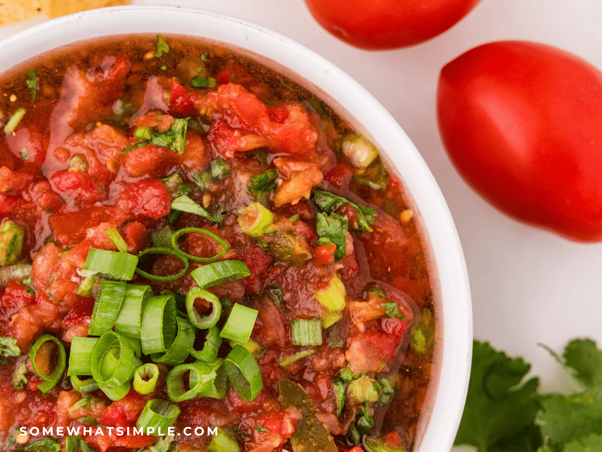 Close up of Mild Salsa