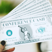 general conference activities - conference cash with free printable