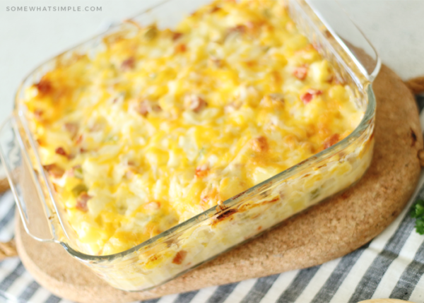 Easy Ham and Potato Casserole Recipe | Somewhat Simple