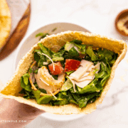 opened Caesar Pocket being held up to the camera