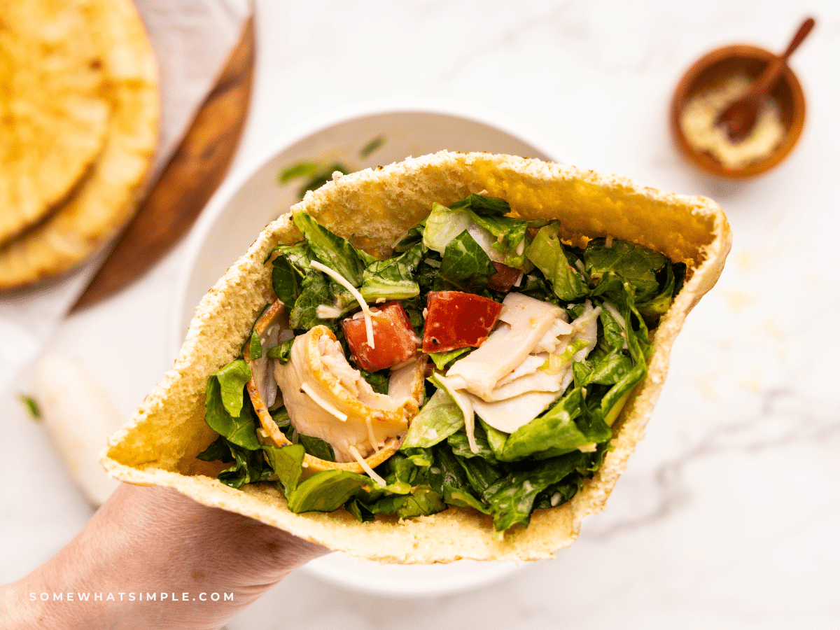 opened Caesar Pocket being held up to the camera