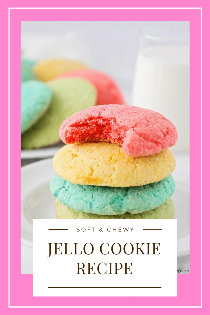 These bright and colorful Jello cookies are such a fun way to get the kids involved in the kitchen, and they're easy to make too!  Using Jello mix and a few simple ingredients you probably already have in your kitchen, these cookies will be ready in no time. #easyjellocookies #colorfulcookierecipe #jellocookies #jellocookiesrecipe #howtomakejellocookies via @somewhatsimple