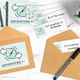 all of the printables that come in this pack to make your own thoughtful gift