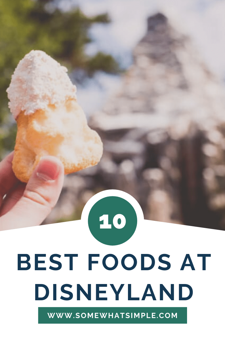 From Dole Whips to Churros and Clam Chowder in a Bread Bowl - here is the ultimate list of the best food at Disneyland and Disney's California Adventure! These 10 delicious recommendations will help make your Disney trip extra special. #bestfoodatdisneyland #thingstoeatatdisneylandcalifornia #bestfoodatdisneyscaliforniaadventure #bestdisneyfood #disneylandtips via @somewhatsimple