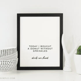 a funny diet meme in a black frame