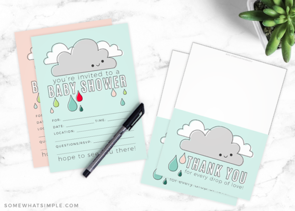 Baby Shower Printables (Gender Neutral) - from Somewhat Simple