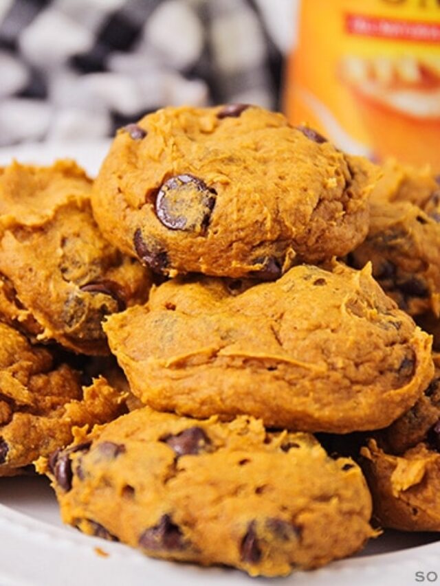 Cake Mix Pumpkin Chocolate Chip Cookies Somewhat Simple