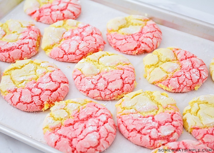 pink lemonade cookies