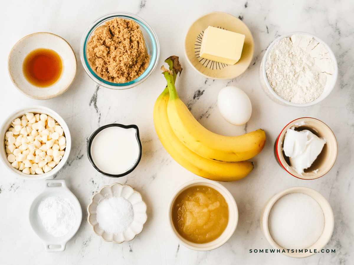 ingredients used to make Banana Bundlets