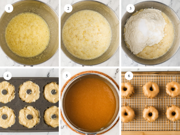 collage of directions showing how to make Banana Bundlets
