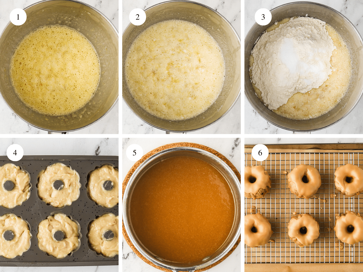 collage of directions showing how to make Banana Bundlets