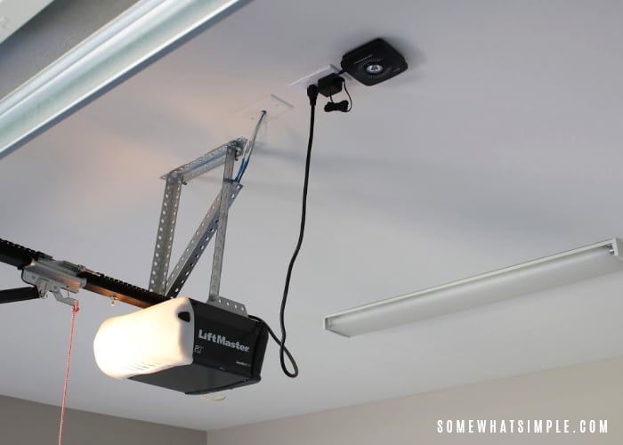 a garage door opener