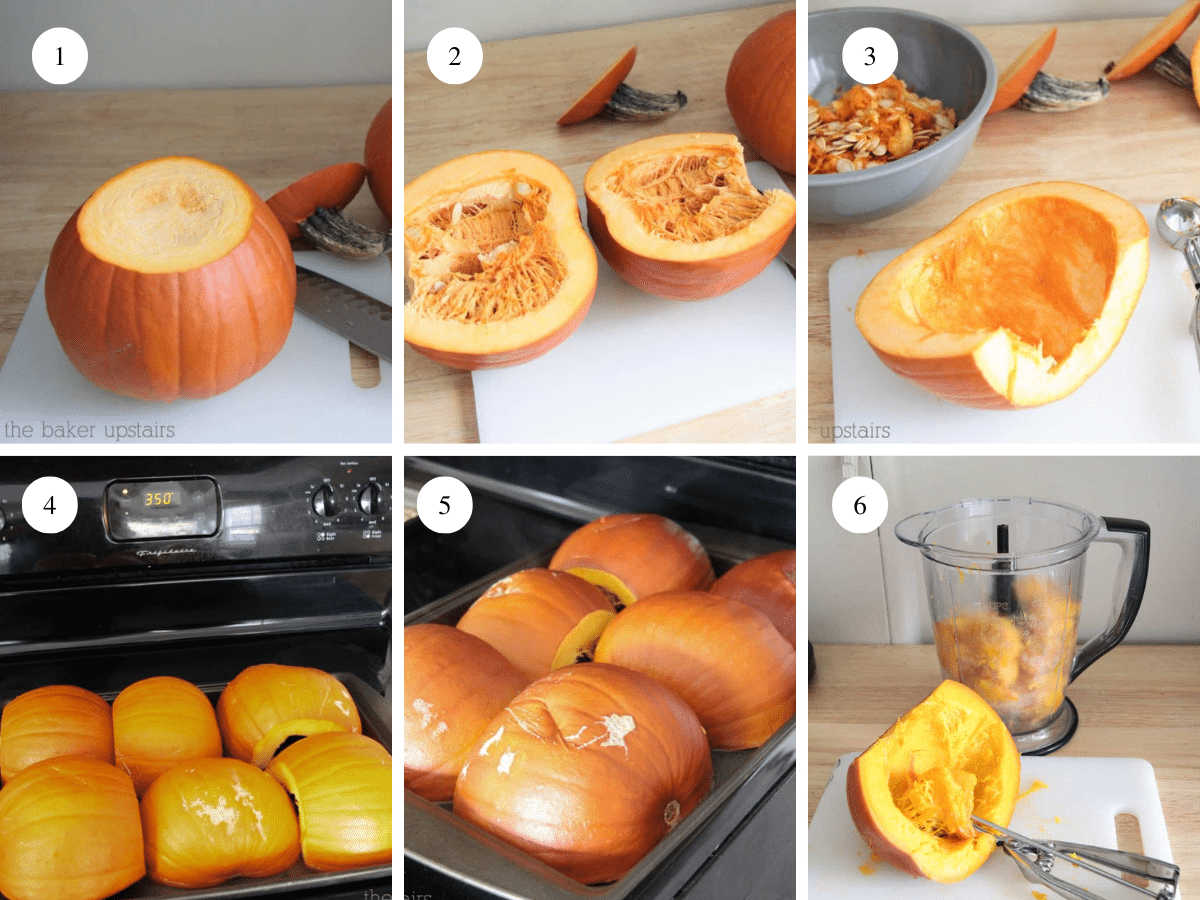 directions on how to make Pumpkin Puree