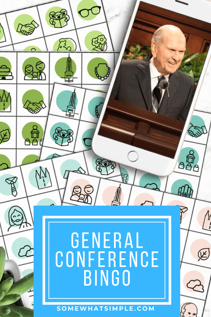 I Spy Bingo is the perfect General Conference activity for kids of all ages! Download and print our free General Conference Bingo game cards printable and you're good to go! #lds #ldsconf #freeprintable #ldsgeneralconferenceactivityforkids #generalconferencebingoactivity #mormon via @somewhatsimple