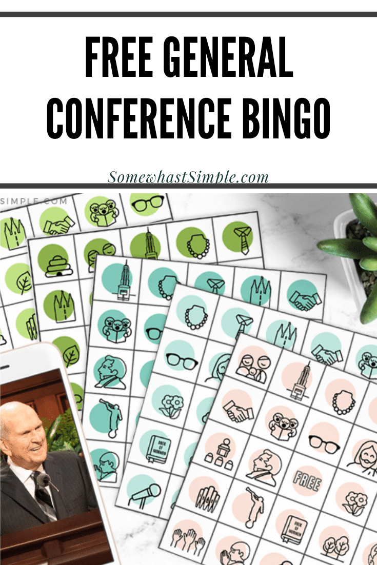 I Spy General Conference Bingo (Free Printables) Somewhat Simple