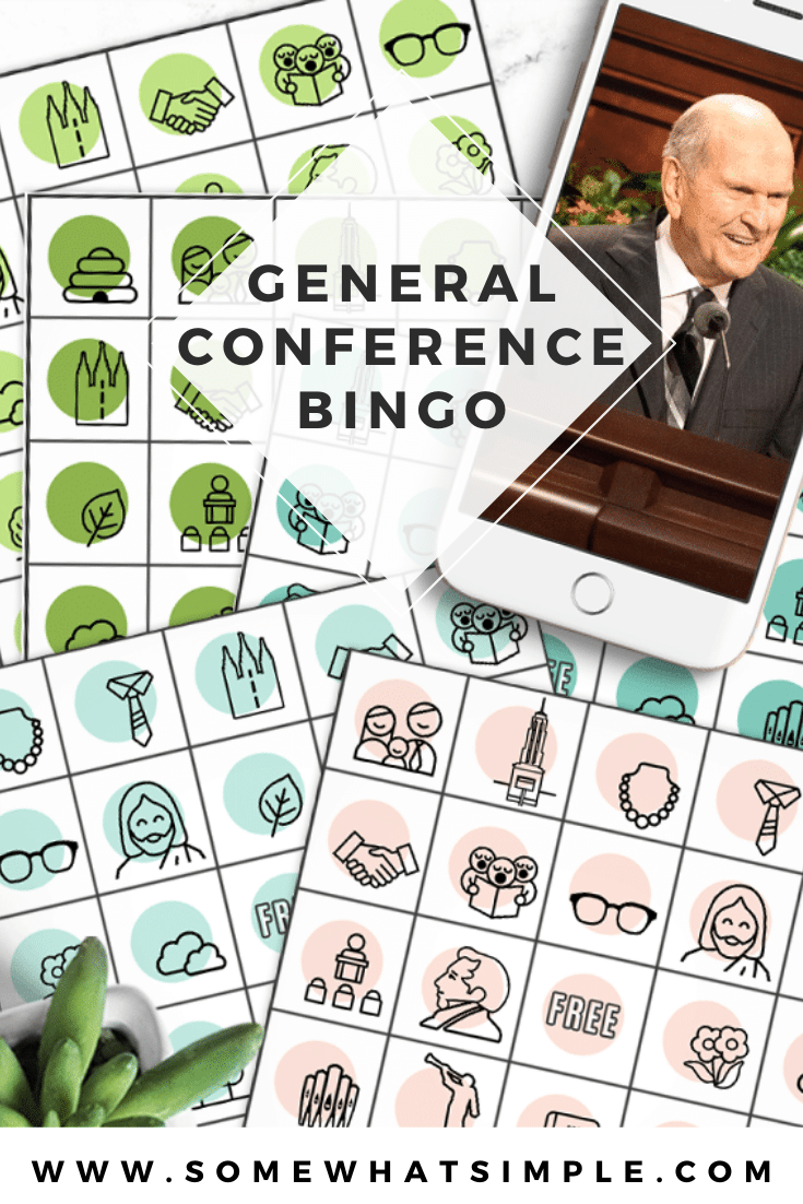 I Spy Bingo is the perfect General Conference activity for kids of all ages! Download and print our free General Conference Bingo game cards printable and you're good to go! #lds #ldsconf #freeprintable #ldsgeneralconferenceactivityforkids #generalconferencebingoactivity #mormon via @somewhatsimple