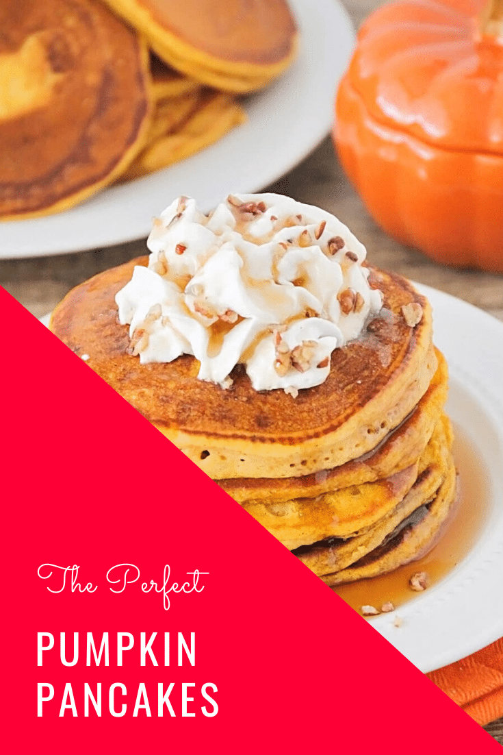 This is the best pumpkin pancakes recipe you'll ever make. They're easy to make and always turn out thick and fluffy every time. It's the perfect breakfast you can enjoy during the beautiful fall season. #pumpkinpancakes #pumpkinpancakerecipe #howtomakepumpkinpancakes #easypumpkinpancakes #pumpkinpancakesfromscratch #fallbreakfastrecipes via @somewhatsimple