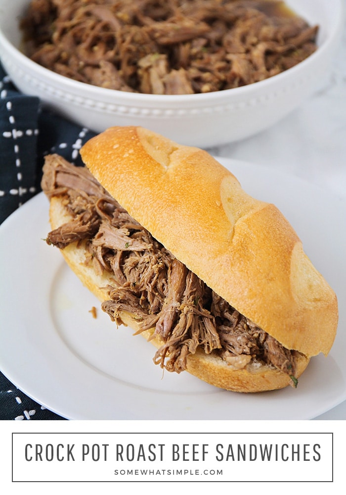 The list of 10+ crockpot roast beef sandwiches 6 Crock Pot Roast Beef Sandwich