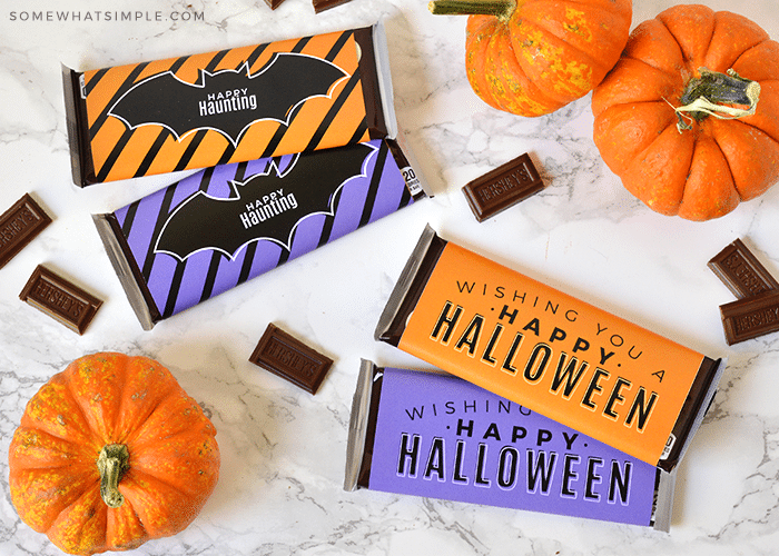 halloween candy bar wrappers somewhat simple printables free printable halloween candy bar wrappers