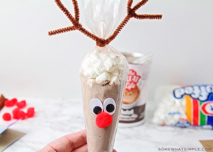 Reindeer Hot Chocolate Christmas Gift Cadbury Haribo Marsh Mallow FREE POST 