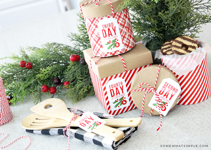 12 Days Of Christmas Tags Free Printable | Somewhat Simple