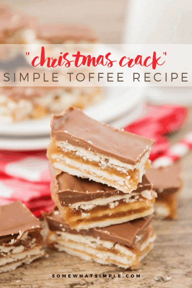 long image of Christmas Crack with red and white table settings