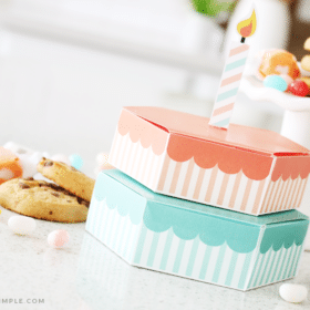 how to make a paper treat box
