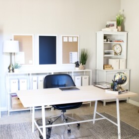 simple home office decor refresh