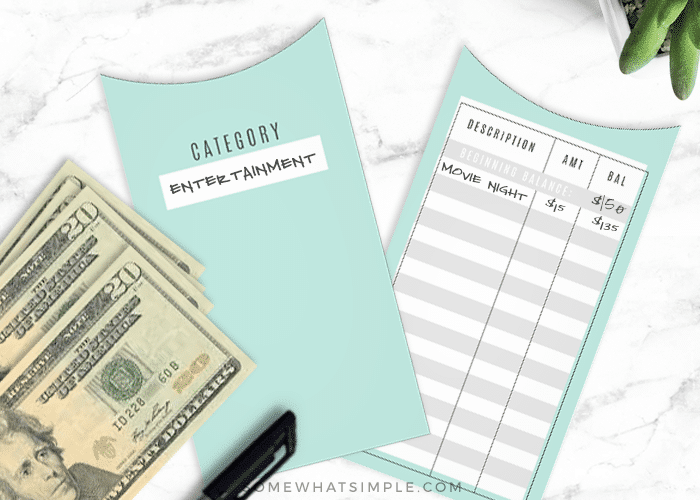 Budget Envelopes Easy System Somewhat Simple