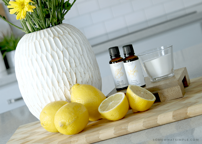 Lemons, flowers and essential oils make your house smell great