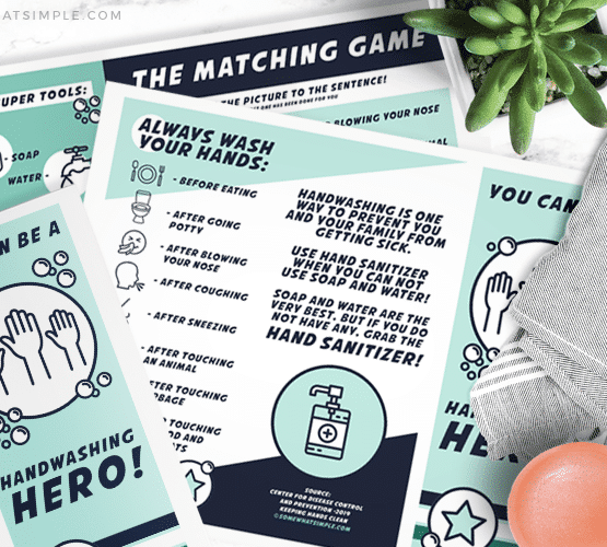 hand washing printables